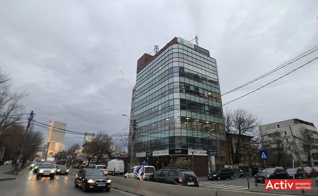 Aurel Vlaicu Office Building birou de închiriat București nord perspectivă incadrare in zonă

