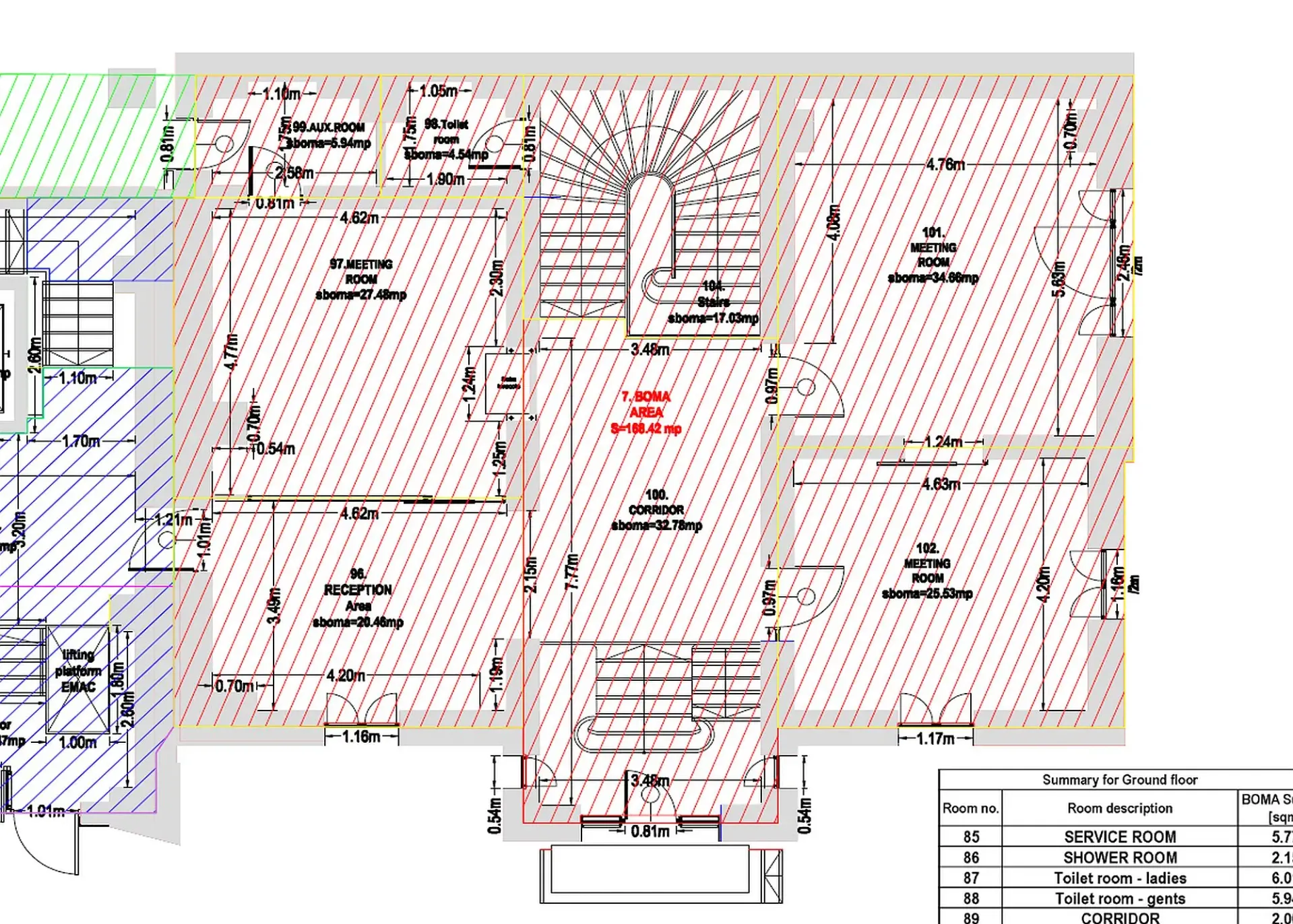 Casa Daneza - casa istorica - 210m2 plan parter.webp