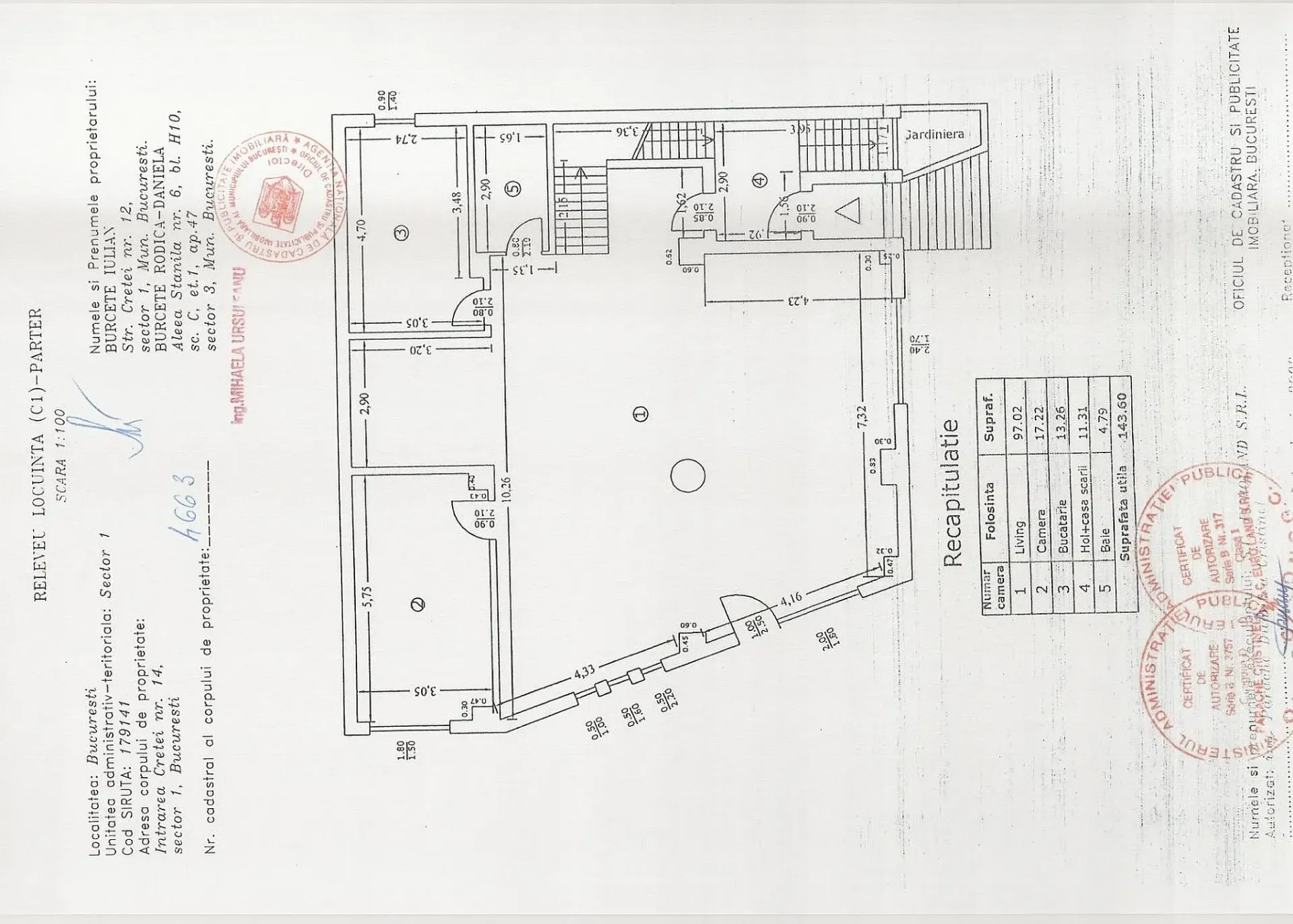 Cretei 14 - plan parter.webp