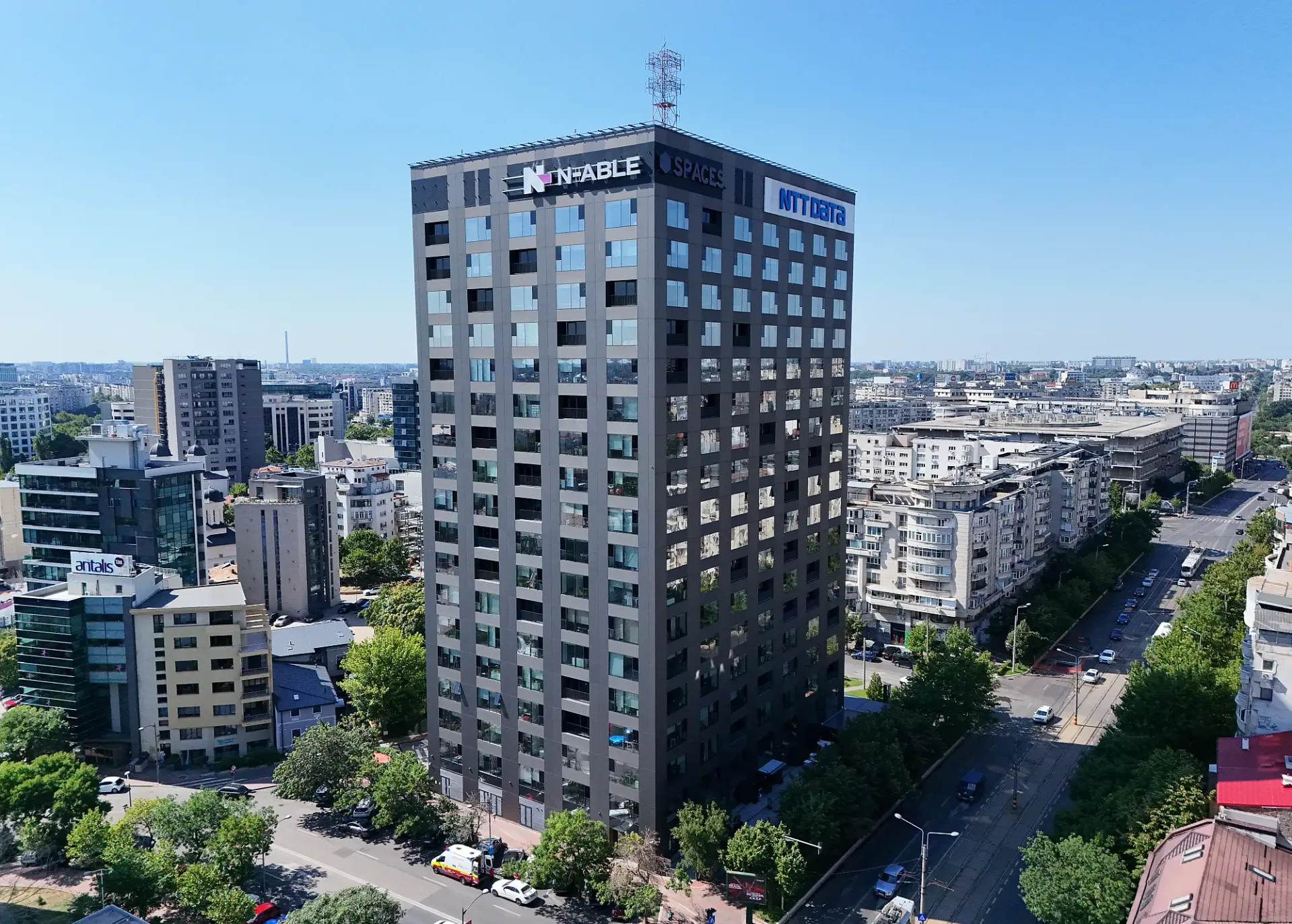 Spaces Unirii View - poza drona 1.webp