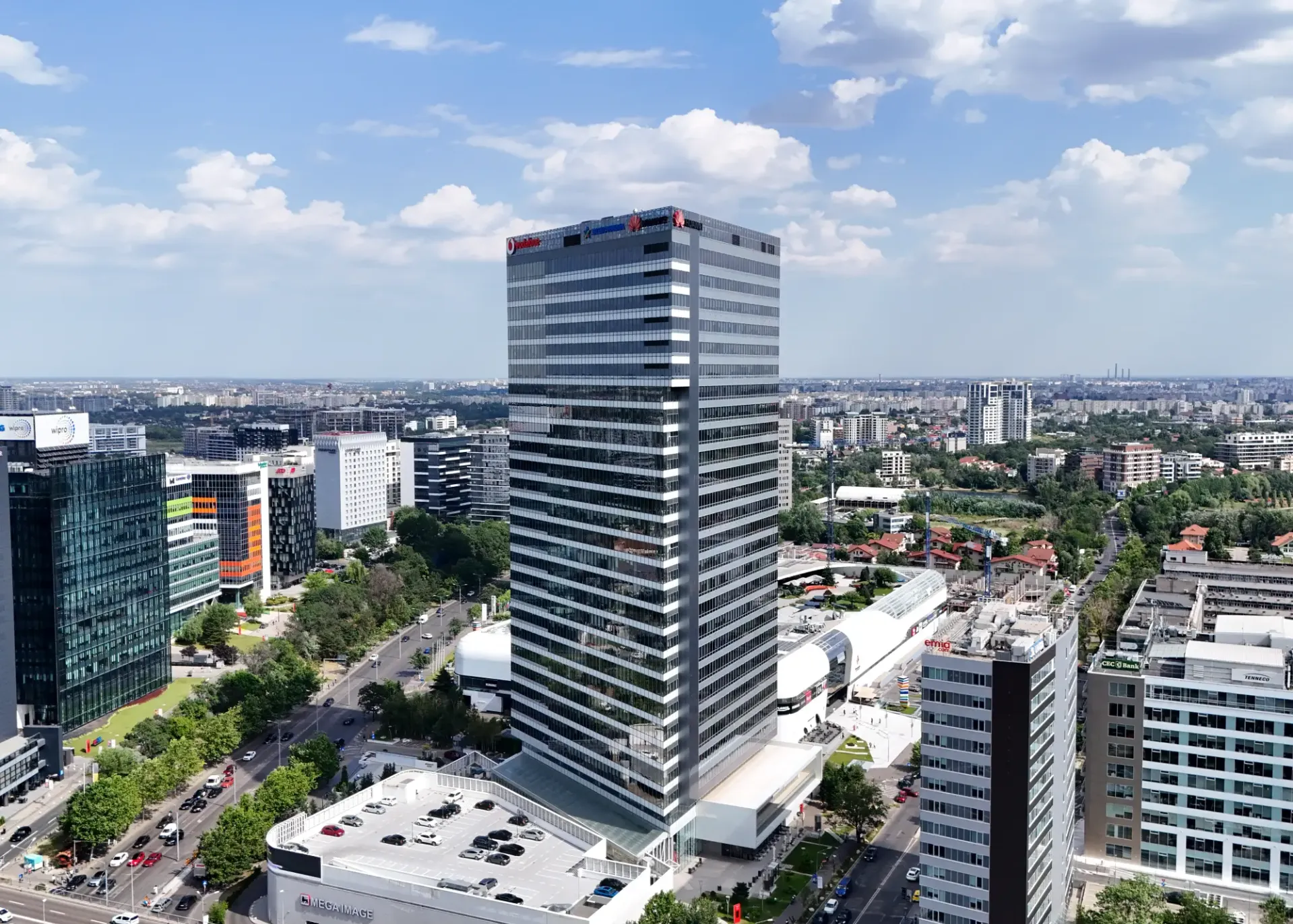 Globalworth Tower - poza drona 1.webp