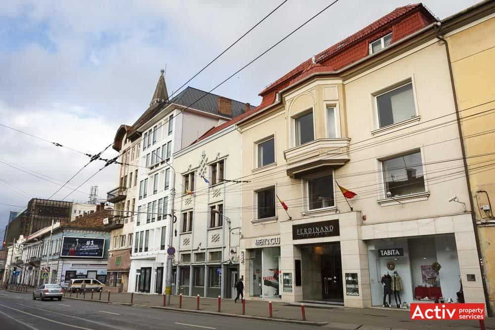 Ferdinand Building birouri de închiriat Cluj-Napoca central vedere stradală
