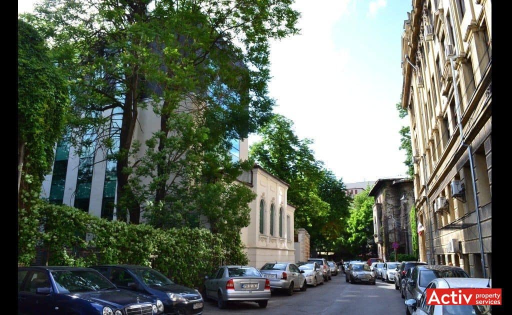 Filipescu Office Building, Filipescu 28, vedere catre Strada Batistei