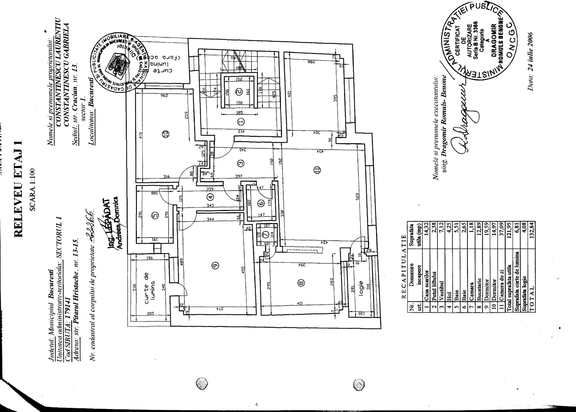 Hristache Pitarul 13-15 - plan etaj 1.webp