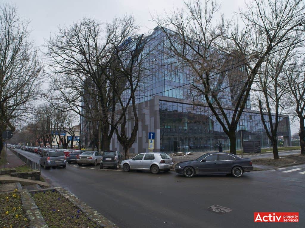 BEGA BUSINESS PARK spații birouri zona centrală Timișoara imagine laterală
