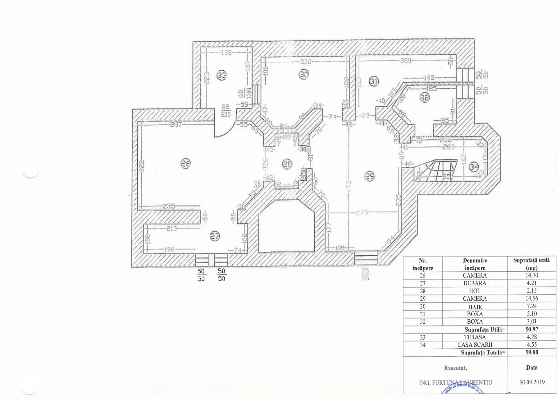 Roma 54 - plan demisol.webp