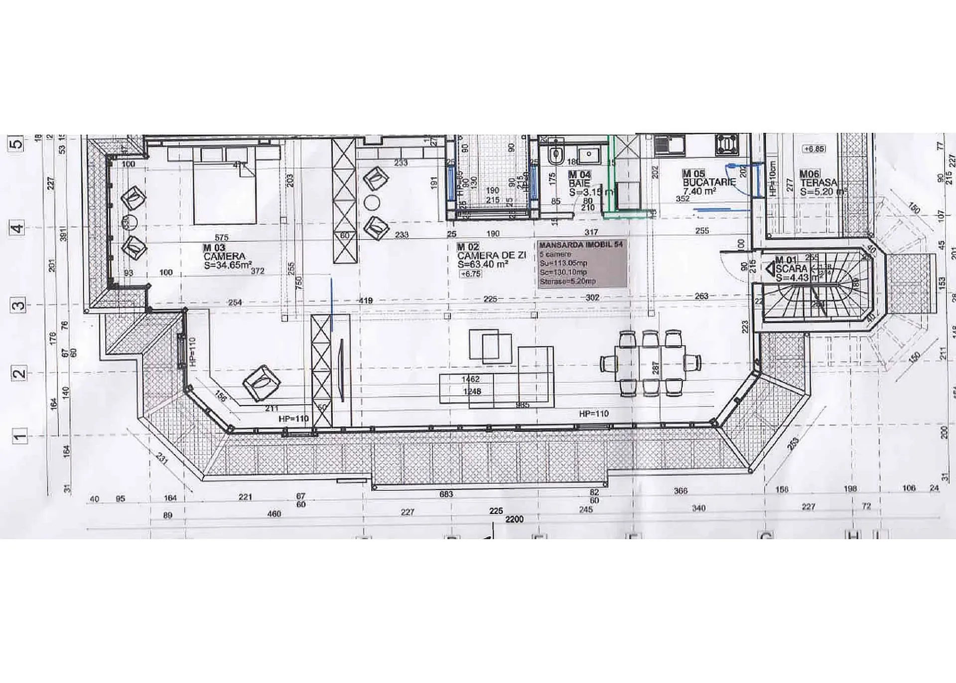 Roma 54 - plan mansarda.webp