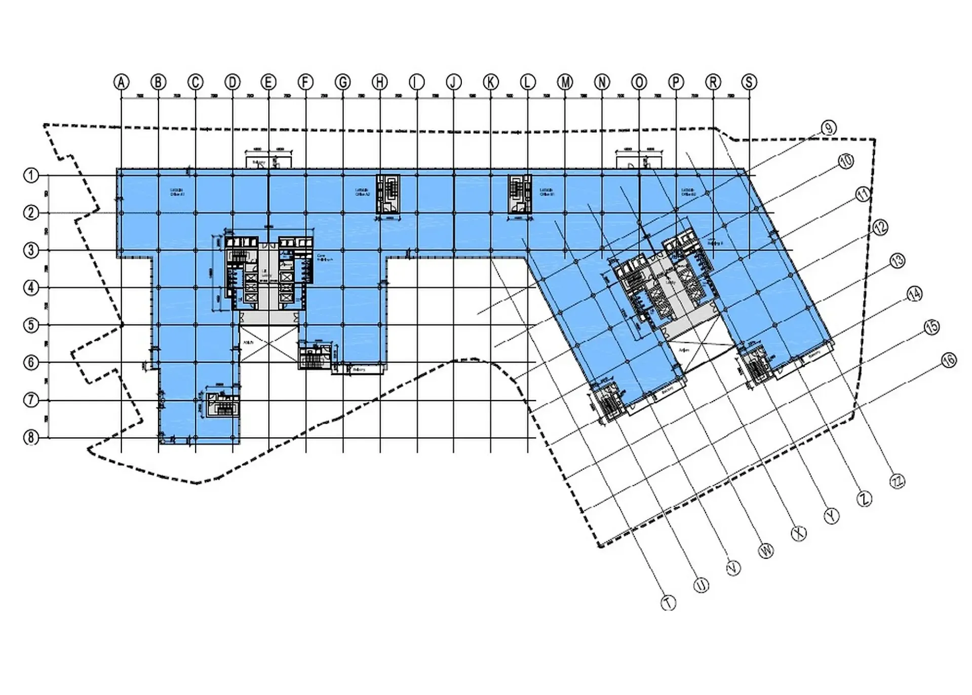 AFI Park Floreasca - plan etaj curent.webp