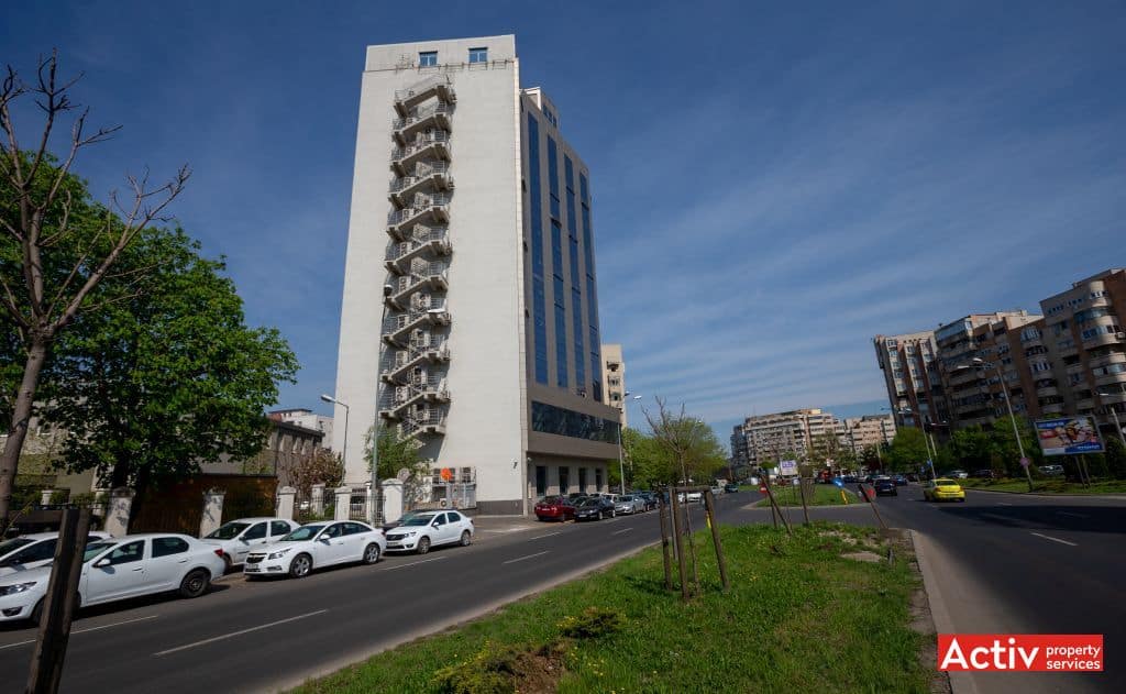 TATI Center 2 spatii de birouri de inchiriat Bucuresti zona centrala vedere cale de acces catre cladire