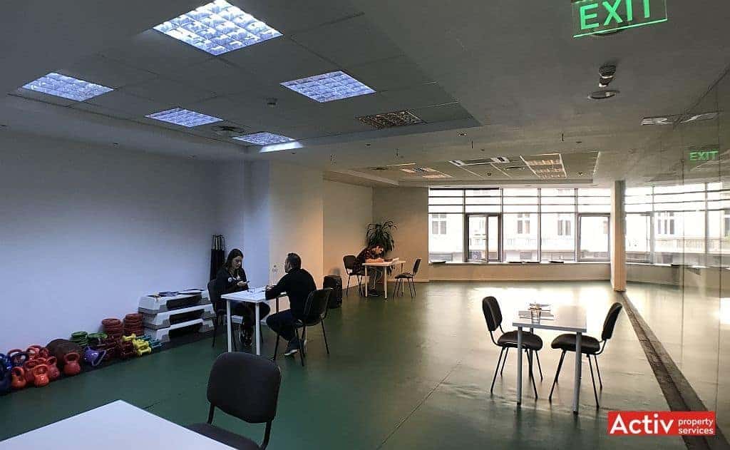 Academiei 29 birouri de inchiriat Bucuresti central vedere spatiu interior
