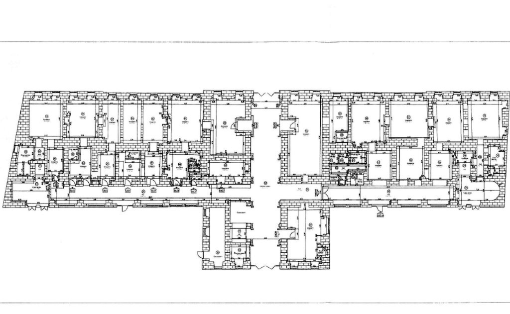 Spatii de birouri de inchiriat in Palatul Lugoj, plan etaj 2